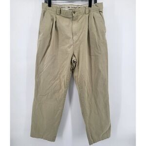 Tommy Bahama Mens Pleated Khaki Relaxed Fit Casual Pants Size 36